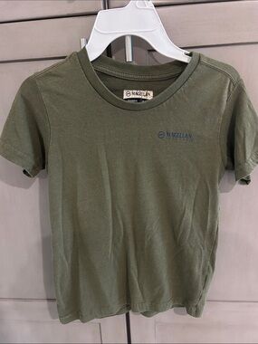 Magellan Outdoors Kids Olive Green Short Sleeve Tee with Chest Logo